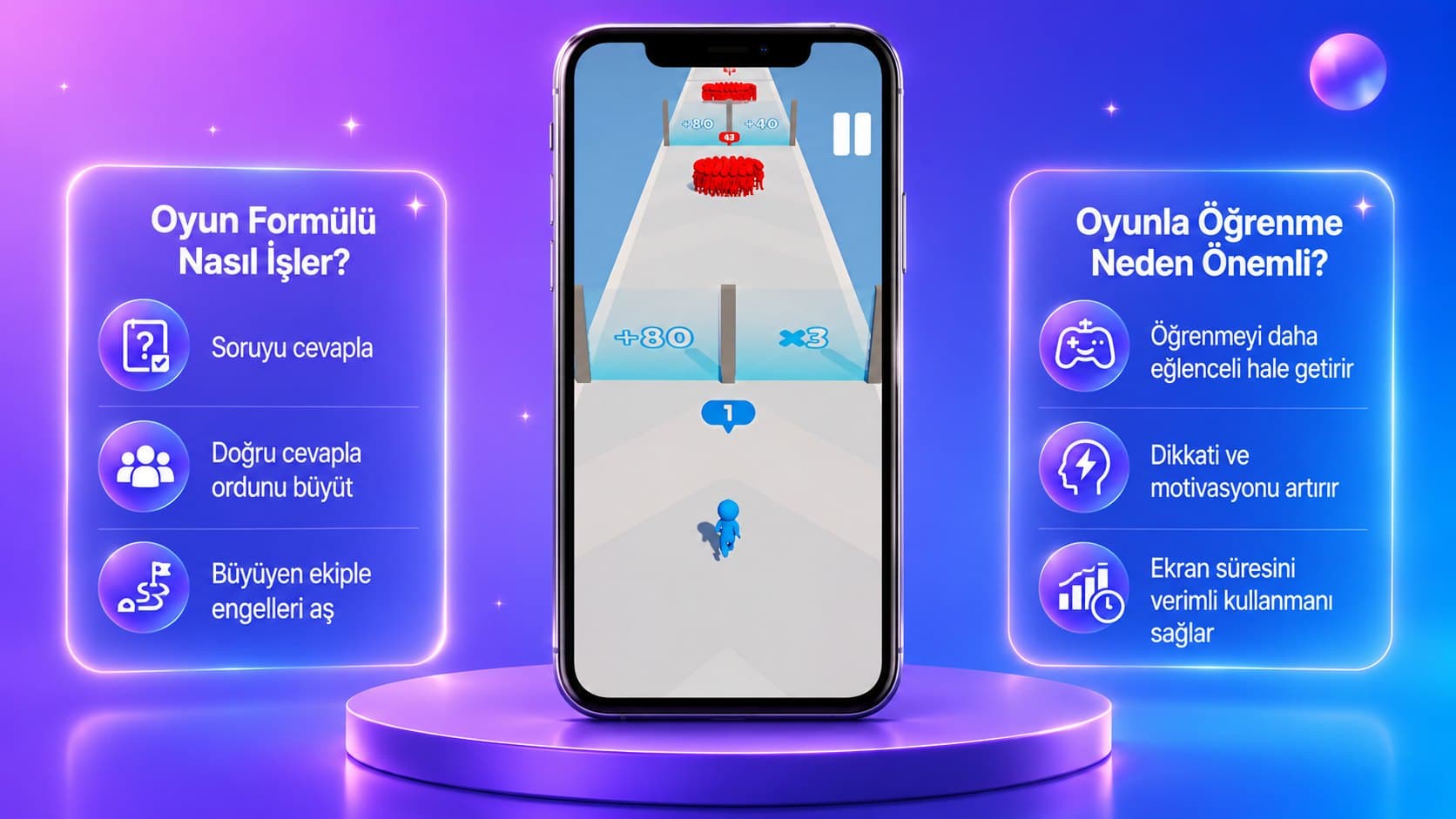 DersCraft oyun akışı slaytı 9